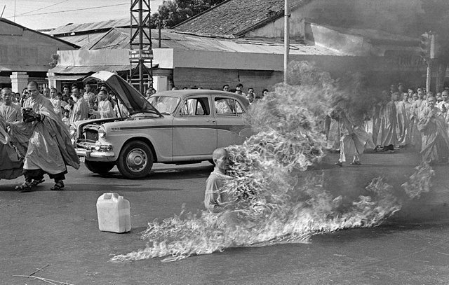 Thich Quang Duc self immolation